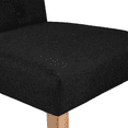 thumbnail image 5 of Yaheetech Set of 2 Classic Fabric Upholstered Tufted Dining Chairs for Home and Restaurants, Black, 5 of 9