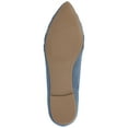 thumbnail image 6 of Journee Womens Mindee Slip On Pointed Toe Loafer Dress Flats, Widths Available, 6 of 10