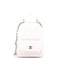 thumbnail image 1 of Pre-Owned Classic CC Chain Pocket Backpack Quilted Caviar Mini By Rebag, 1 of 6
