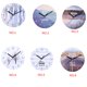 thumbnail image 5 of Tablero de densidad, reloj de pared redondo, tictac, movimiento de cuarzo, sala de estar, dormitorio, reloj decorativo Scienceny JJ23605-06B, 5 of 6