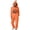 F, variant on Inleife Women's Halloween Pumpkin Face Print Hooded Plush Fleece Onesie, Full Zip Jumpsuit with Side Pockets for Cosplay Holiday Party Wear