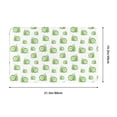 thumbnail image 2 of Bathroom Rugs Non Slip Washable - Snails cucumber slices Kitchen Mats for Floor, Area Rugs for Entryway Rugs Indoor, Laundry Bathroom Room Door Rug with Rubber Backing 20x31.5in, 2 of 8