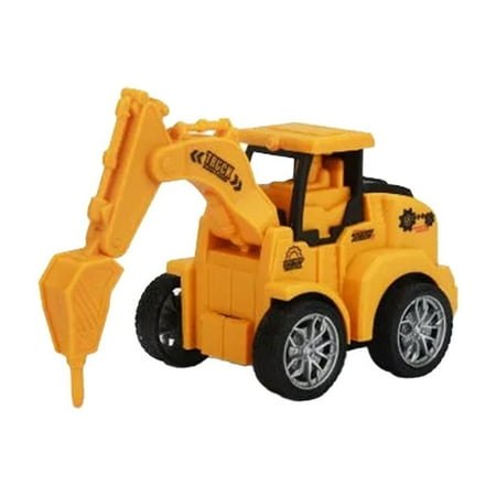Qocolhg Baby Toy Engineering Cars for Boys Girls Age 1 2 3 4 5 6 Years Old, Mini Construction Truck Vehicle Toys,Early Education Crawling Toy Car for Toddlers, Push Back Toy Car Gifts, Clearance