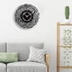 thumbnail image 4 of Reloj de pared musulmán Reloj de pared acrílico de caligrafía islámica creativa para sala de Dormitorio Cocina Hogar Eid Ramadán Decoración - Negro indio BLESIY Reloj de pared, 4 of 8