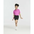 thumbnail image 6 of Real Essentials 3 Pack: Girls' Short Sleeve Performance Polo School Uniform(Ages 4-18), 6 of 6