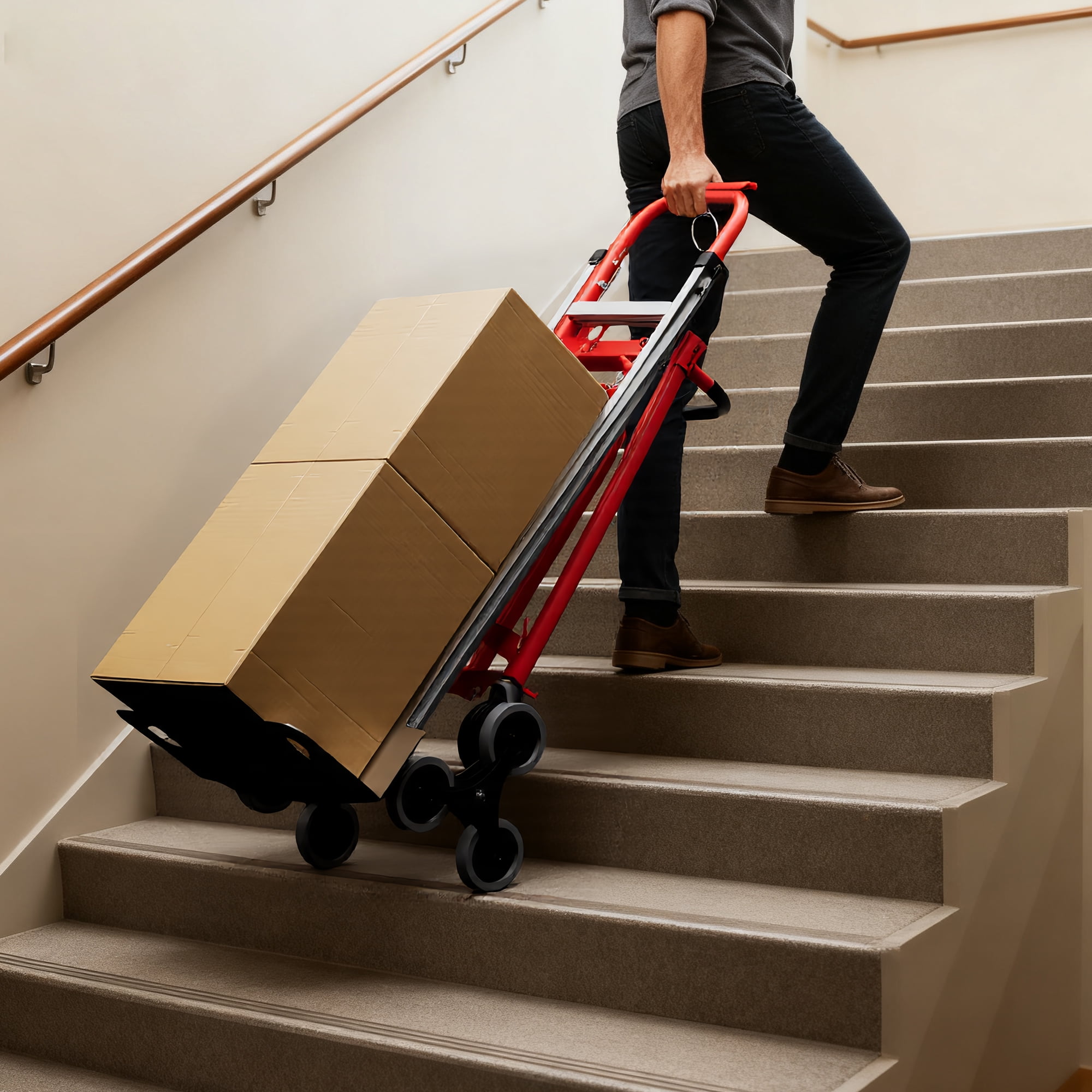 Accreate Aluminum Foldable Hand Truck With Wheels, 3 In 1 Convertible Heavy Duty Dolly Cart, Includes Elastic Straps, 800 Lbs Capacity, Ideal For Moving In Warehouse, Home, Or Supermarket