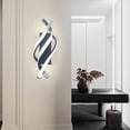 thumbnail image 3 of de Pared LED Moderno de 16 W, Lámpara de Arriba Hacia Abajo para Dormitorio, Pasillo, Escaleras, , Iluminación Interior, Lámparas, Decorac Luz cálida negra Yinane lámpara de pared, 3 of 8