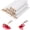 White, variant on 20 Pieces Wax Pencil for Rhinestones Wax Picker Pencil Set for Rhinestones Nail Art Gem Dotting Crystal Pick up Tools