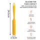 thumbnail image 2 of Utensilios de cocina de goma antiadherentes - Utensilios de cocina de silicona para cocinar, resistentes al calor hasta 450 F, 2 of 5