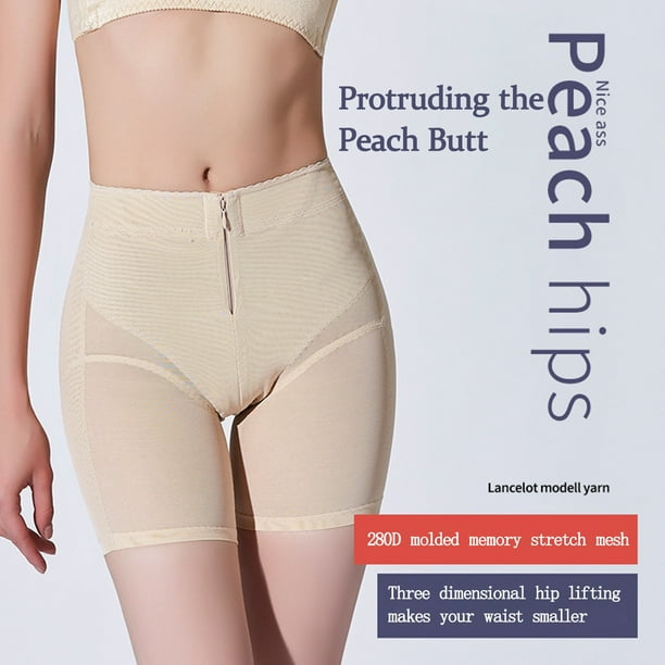 ESSSUT Underwear Womens Women's Zipper Buckle Thin Abdomen Plastic Body  Post - Lift Hip Thin Legs Pants Hip High Waist Belly Underwear Lingerie For