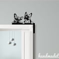 thumbnail image 4 of Handmadetneonsign French Bulldog Door Corner Sign, Bulldog Metal Door Topper, House Wall Decor 64162, 4 of 5