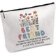 thumbnail image 1 of Bolsa de maquillaje Best Friend, bolsa de lona para cosméticos, estuche multiusos para bolígrafos, neceser con cremallera, neceser de viaje, monedero, kit de supervivencia portátil., 1 of 6