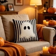 thumbnail image 5 of Fall Pillow Covers Halloween Fall Decorations Sofa Couch Pillow Covers Square Summer Pillow Covers 18x18 for Farmhouse Thanksgiving Pumpkin Pillowcase Decorative Throw Pillow Covers Cushion Cases, 5 of 6