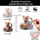 thumbnail image 4 of Small Animals Decoration 2D Acrylic Window Decoration Pendant Wall Decoration Craftsmanship Pendant Home Hanging, 4 of 6
