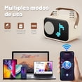 thumbnail image 4 of Bocina Bluetooth Portátil JYX con Micrófonos y Animación de Píxeles D58W-T, 4 of 10