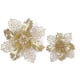 thumbnail image 4 of 12 flores artificiales de flor de pascua con purpurina, adornos de flores de árbol de Navidad, accesorios florales decorativos para decoraciones de árbol de Navidad (rosa) oso de fresa Electrónica, 4 of 5