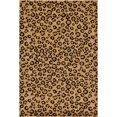 thumbnail image 1 of Unique Loom 3125060 Leopard Animal Print Area Rug, 7 x 10 Feet, Light Brown/Black, 1 of 10