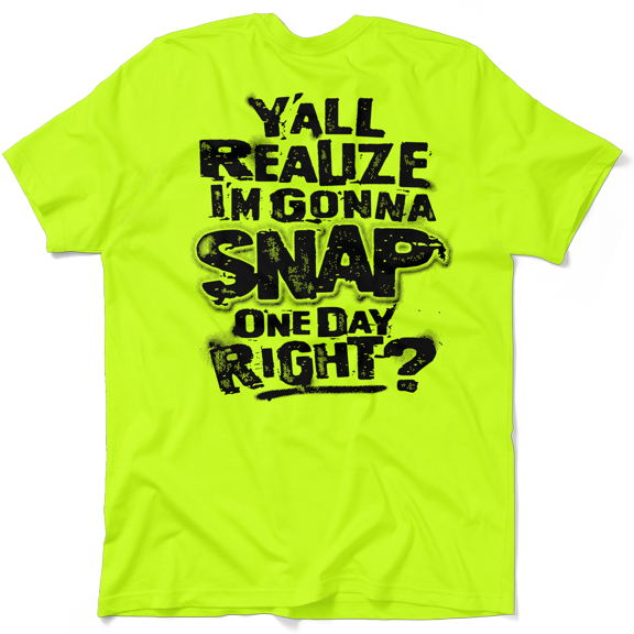 Snap - Safety Yellow T-Shirt