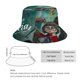 thumbnail image 2 of Dalia y el Libro Rojo Sombrero bucket para adultos, gorra de protección solar, sombrero de pescador plegable para viajes al aire libre, pesca y actividades de verano, 2 of 6