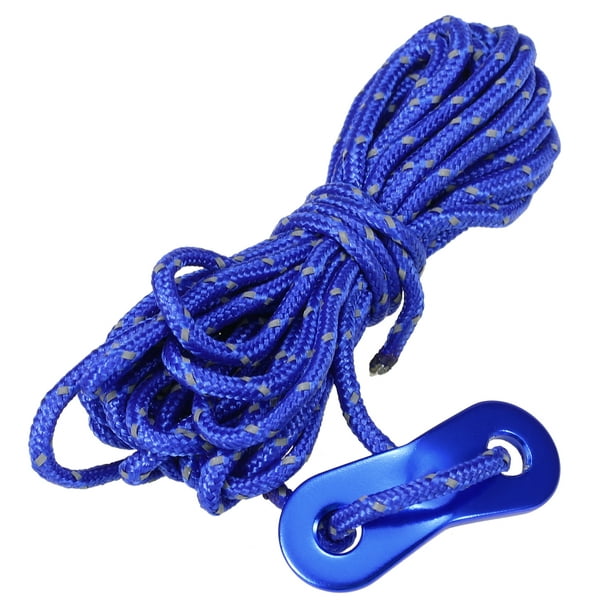 3mm 13ft Tent Cord Tensioner Set Reflective Rope with Adjuster Camping  Canopy Tent Guyline