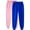 Blue, variant on USNSM 2 Pack Women's Joggers Pants Elastic Waist Sweatpant Casual Active Workout Running Sports Trousers with Pockets with Pockets Khaki L