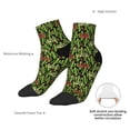 thumbnail image 6 of Naloa Green Cacti And Red Chili Ankle Socks for Women Non Slip Socks No Show Socks Classic Low Cut Casual Socks Casual Socks, 6 of 7