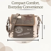 Rajeriya Leather Star Shoulder Bag adjustable leather handle leather trim and star accent for Women Office Laptop Bag