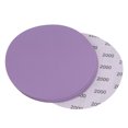 thumbnail image 1 of Unique Bargains 5 Pack 6-Inch Purple Sanding Discs 2000 Grits Hook & Loop Professional Aluminum Oxide Sandpaper, 1 of 6
