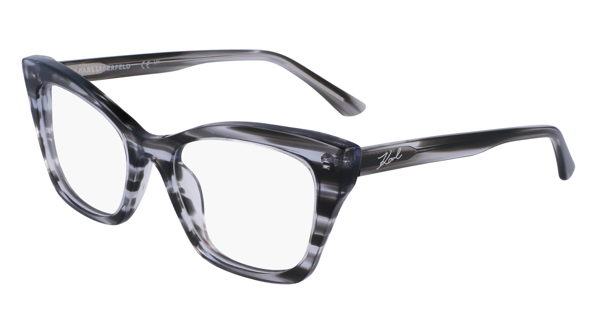Eyeglasses KARL LAGERFELD KL 6136 020 Grey - Walmart.com