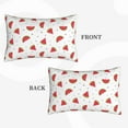 thumbnail image 2 of Daiia Hand Drawn Watermelon Bedding Waterproof Pillow Protector Zippered Queen – Bed Bug Proof Pillow Encasement-16"x24", 2 of 6