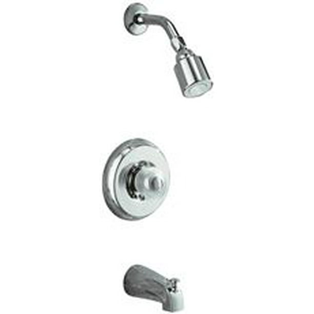 Kohler Coralais Shower And Bath Tub Faucet Trim With Sculptured Acrylic