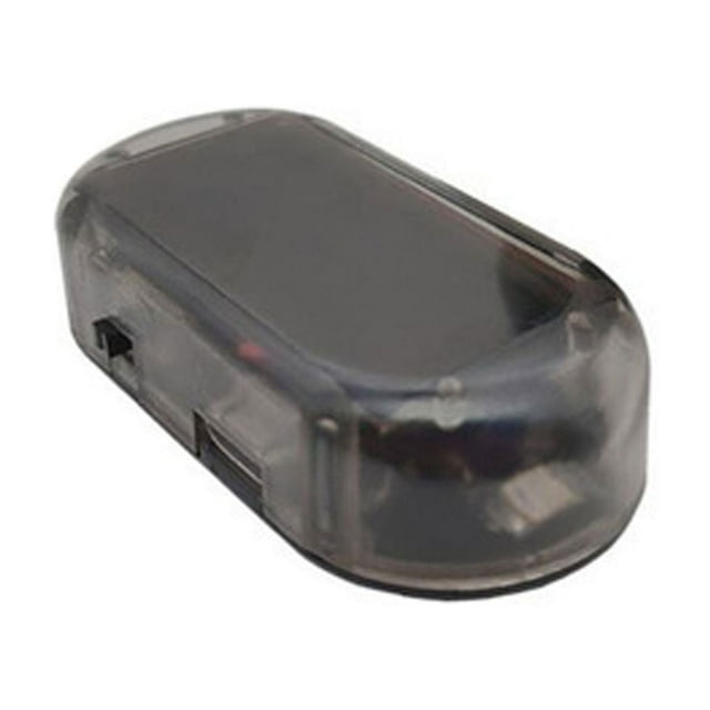 Car Alarm System Solar Power Dummy Car Alarm LED Light Simulate Warning Anti Theft Flashing Lamp Car Alarm System Solar Powered Easy Install Deter Thieves LED Light Day Night Protection