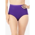 thumbnail image 3 of Comfort Choice Plus Size Full Coverage Stretch Cotton Brief 5-Pack, 3 of 5
