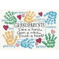 thumbnail image 2 of Dimensions 299055 Grandparents Touch A Heart Mini Counted Cross Stitch Kit-7 in. x 5 in., 2 of 2