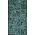 thumbnail image 6 of SAFAVIEH Palazzo PAL121-56C4 Black / Turquoise Rug, 6 of 8