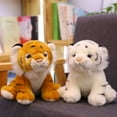 thumbnail image 2 of TopOne Simulation Mini Tiger Plush Toys Cute Stuffed Animal Doll Children Kids Creative Gift Home Decor, 2 of 5
