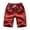Red, variant on Bcfgryg Men's Linen Shorts Casual Elastic Waist Drawstring Summer Beach Shorts Athletic Shorts Men Dark Blue XXXL