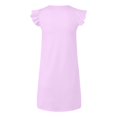 thumbnail image 5 of Povozer Girls Nightgowns Sleepwear Kids Pajamas Summer Girl'S Nightgowns Cotton Sleep Shirts Sleepwear Princess Nightdress for 7-8 Years,Purple, 5 of 5