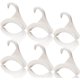 thumbnail image 1 of 6 ganchos duraderos para colgar bolsos, exquisitos colgadores para barra de armario, organizador de guardarropa para bolsos, mochilas, carteras, bufandas, cinturones y corbatas (blanco), 1 of 4
