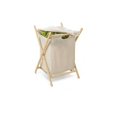 thumbnail image 1 of Honey-Can-Do HMP-01365 Folding Wooden Hamper, 1 of 1