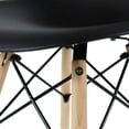 thumbnail image 3 of Set Comedor Oslo 4 Sillas Mesa Redonda 80cm Polipropileno Madera Mundo In  KITMESI0052, 3 of 13