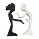 thumbnail image 2 of Adornos únicos para hombres y mujeres Artes Regalos para parejas Amor tallado Estatua de Obra de arte Artesanía para el Valentín Regalo Sunnimix Artesanías De Tallado, 2 of 8