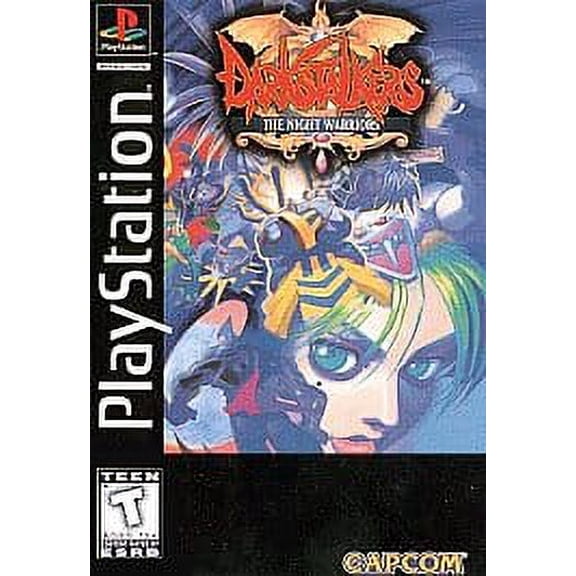 Darkstalkers The Night Warriors for the Sony Playstation (PS1) Game (Complete in Box) (Longbox Case Version)