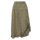 thumbnail image 3 of Gibobby Falda de tul Swing Ruffle Long Side Boho Split Falda Low Floral Elástico Maxi Mujer Vestidos Vestido Estampado Cintura Alta Falda(Verde, M), 3 of 5