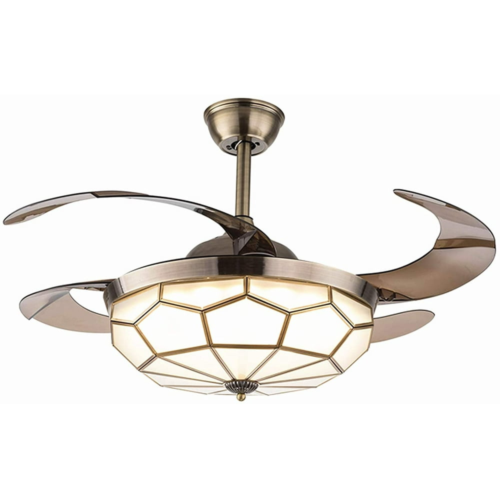 TFCFL 42 Inch Tiffany Style Ceiling Fan Light Chandelier 3 Color w