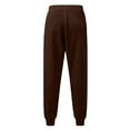 thumbnail image 3 of Kopltyrfg Women's Fleece Lined Joggers with Pockets High Waisted Straight Leg Sweatpants Winter Warm Lounge Jogging Pants (Coffee,L), 3 of 5