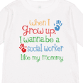 thumbnail image 4 of Inktastic Social Worker like Mommy Boys or Girls Long Sleeve Toddler T-Shirt, 4 of 5