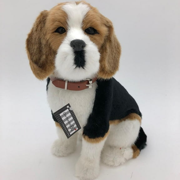 One Hundred 80 Degrees 10 Inch Furry Dog Figure - Beagle