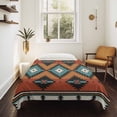 thumbnail image 4 of Vintage Aztec Tapestry for Bedroom Wall Hanging Tapestry, Southwest Tribe Bohemian Abstract Ceiling Backdrop Tapestries Poster Blanket Wall Decor for Teens Room Living Room Dorm 51" x 59", 4 of 8