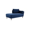 thumbnail image 2 of Chaise lounge brazo derecho Levanto pata nogal - Azul oscuro WEIK Levanto, 2 of 7